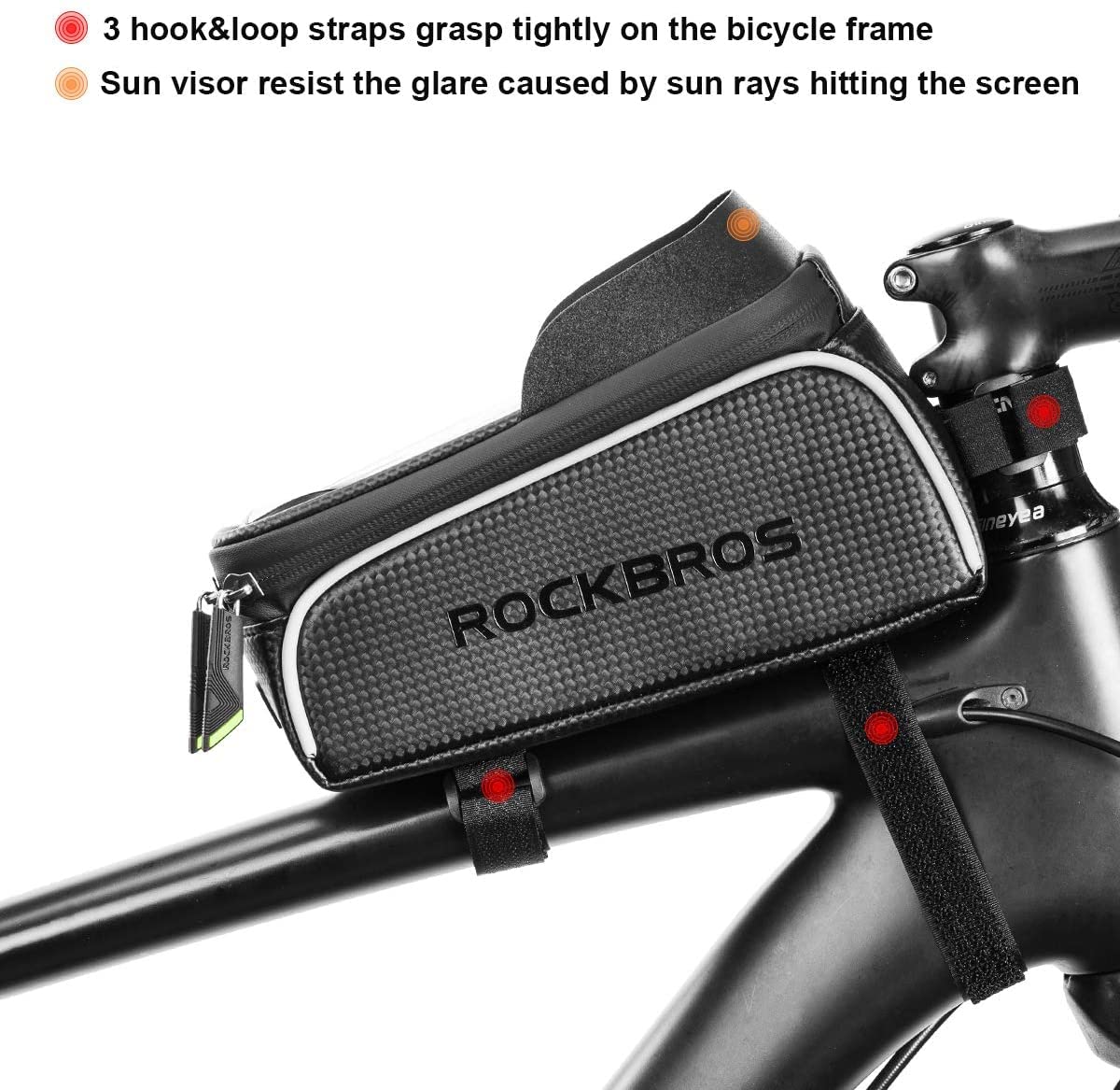 ROCKBROS Phone Holder & Front Frame Bag