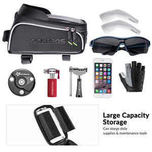 ROCKBROS Phone Holder & Front Frame Bag
