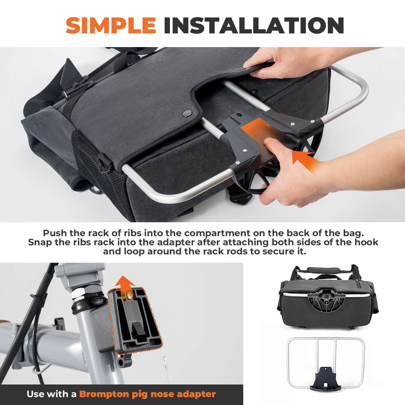 ROCKBROS 8L Handlebar Bag