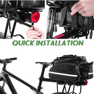 ROCKBROS 35L Multi-Function Rear Rack Trunk