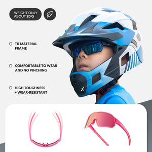 ROCKBROS Kids UV400 Polarized Cycling Sunglasses