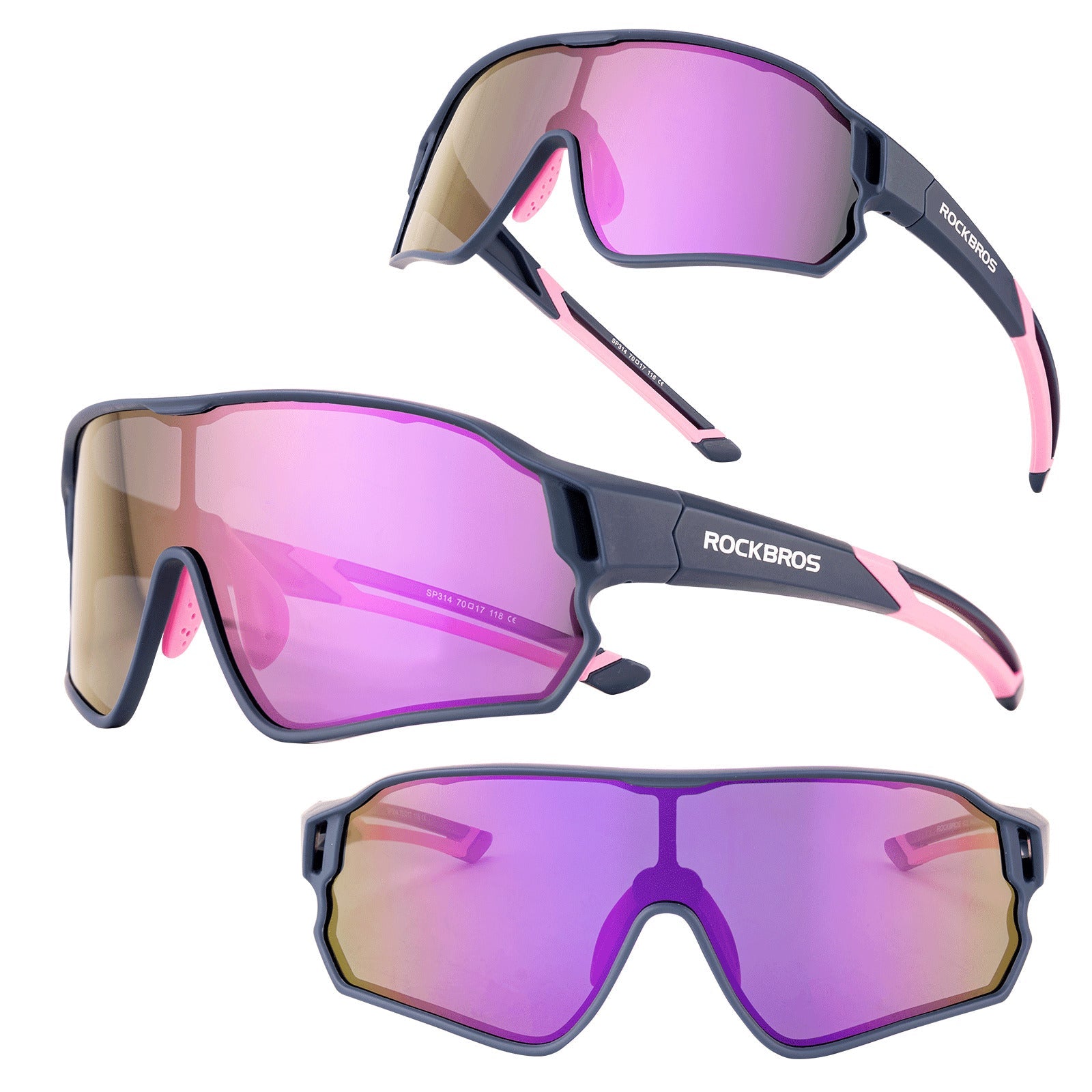 ROCKBROS Kids UV400 Polarized Cycling Sunglasses