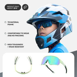 ROCKBROS Kids UV400 Polarized Cycling Sunglasses