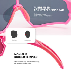 ROCKBROS Kids UV400 Polarized Cycling Sunglasses
