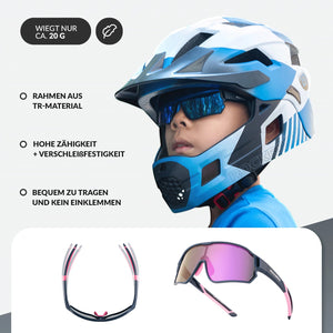 ROCKBROS Kids UV400 Polarized Cycling Sunglasses