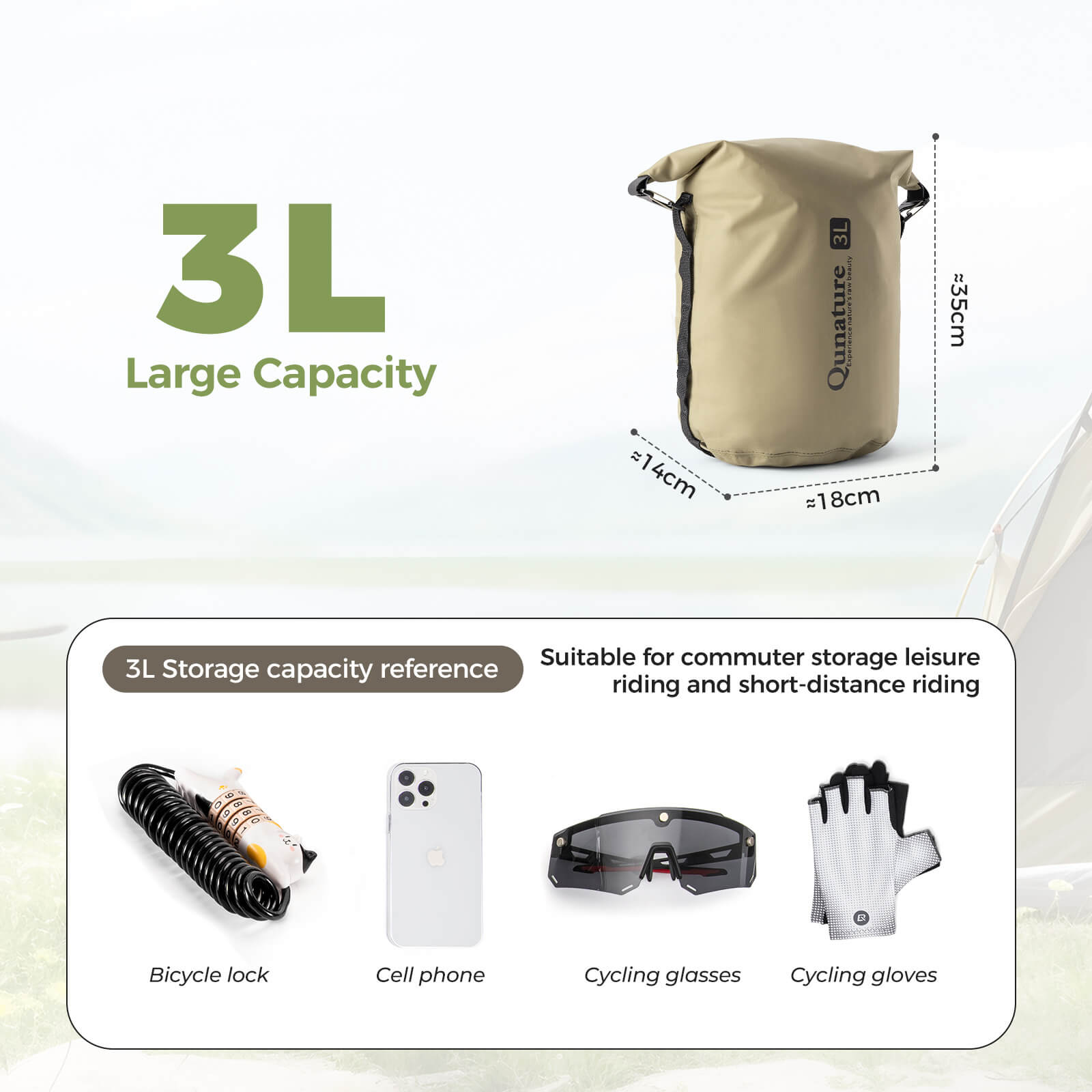 QUNATURE Lightweight Waterproof Compression Bag