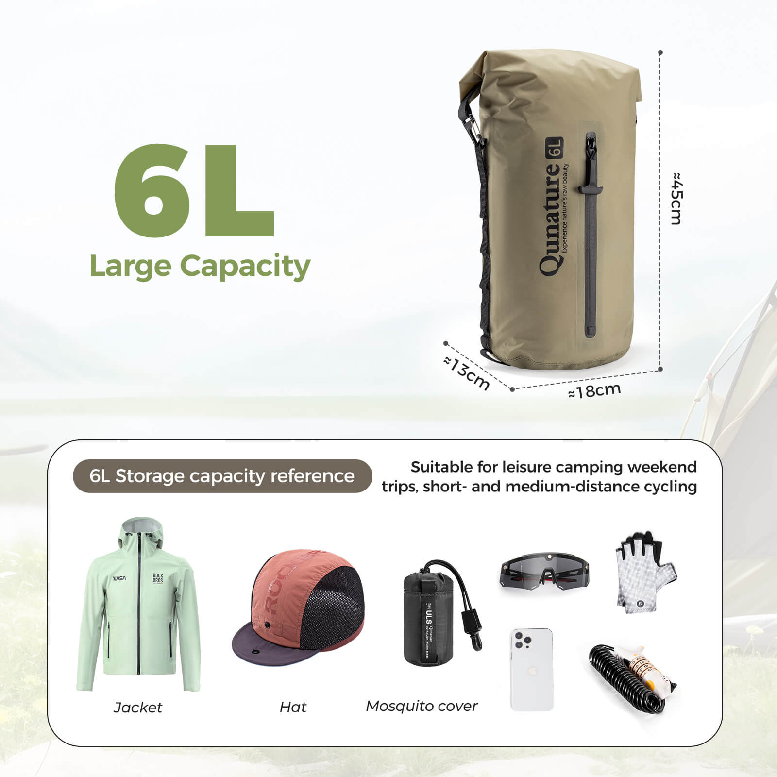 QUNATURE Lightweight Waterproof Compression Bag