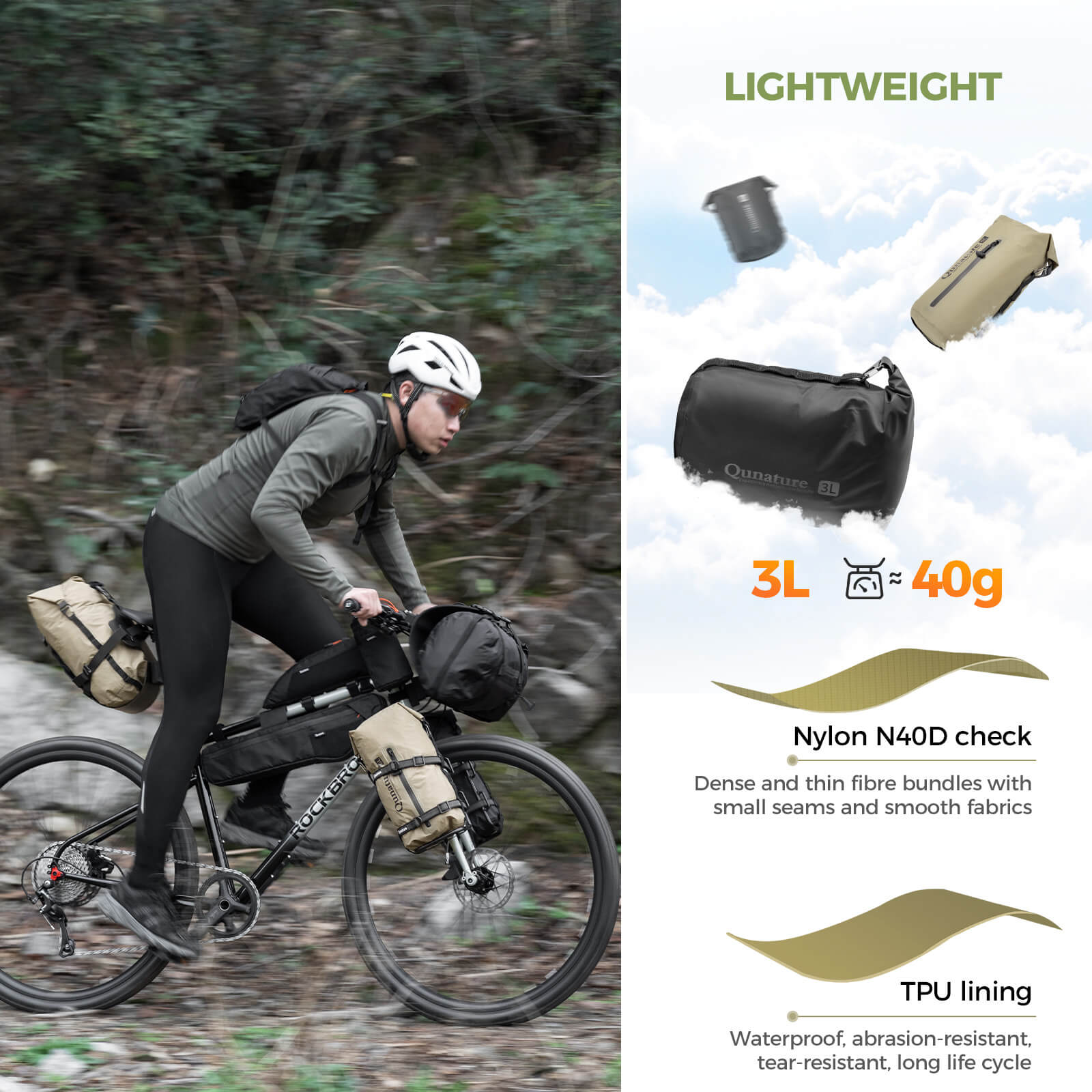 QUNATURE Lightweight Waterproof Compression Bag