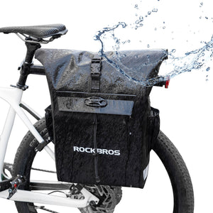ROCKBROS 18L 2-in-1 Rear Rack Bag & Backpack