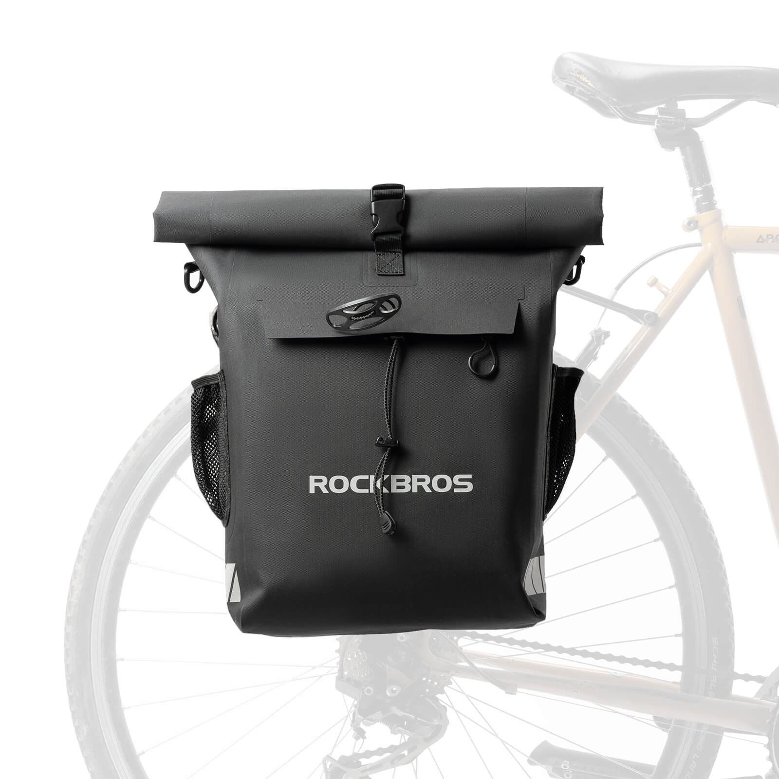 ROCKBROS 18L 2-in-1 Rear Rack Bag & Backpack