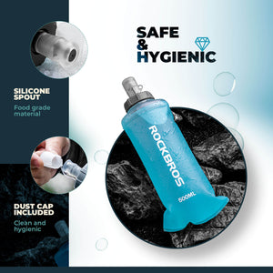 ROCKBROS 500ml Collapsible Water Bottle