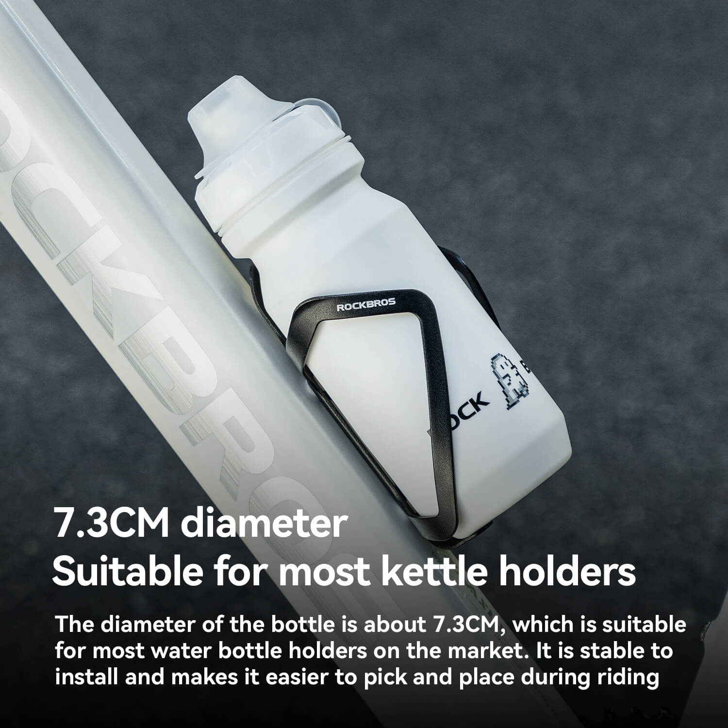 ROCKBROS 600ml Soft Touch Water Bottle