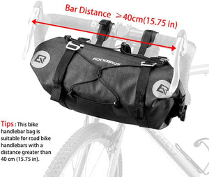 ROCKBROS 7L - 14L Barrel-Shaped Handlebar Bag