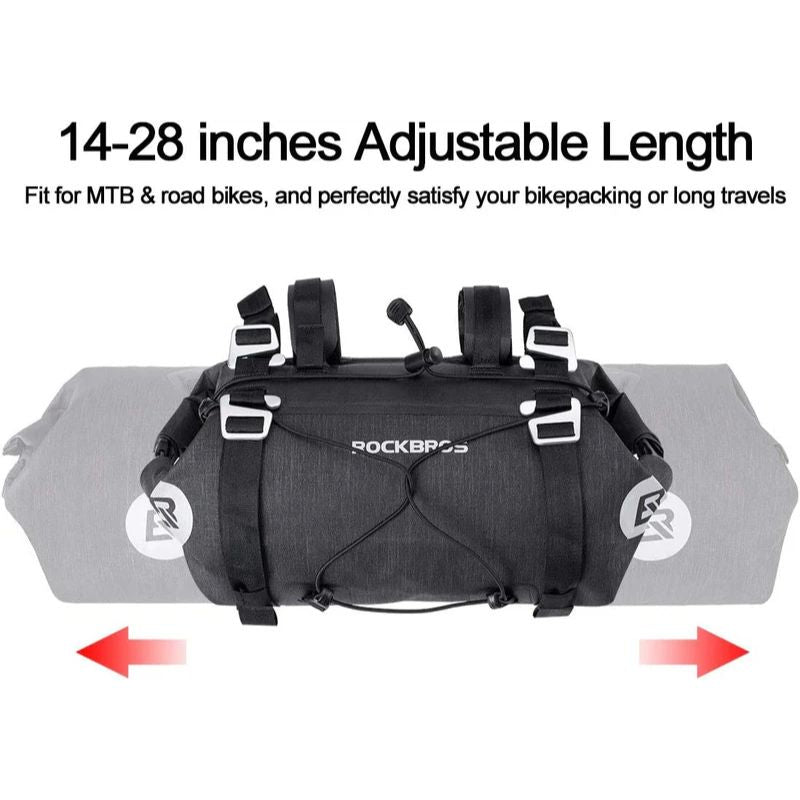 ROCKBROS 7L - 14L Barrel-Shaped Handlebar Bag