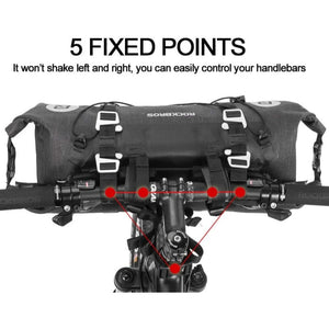ROCKBROS 7L - 14L Barrel-Shaped Handlebar Bag
