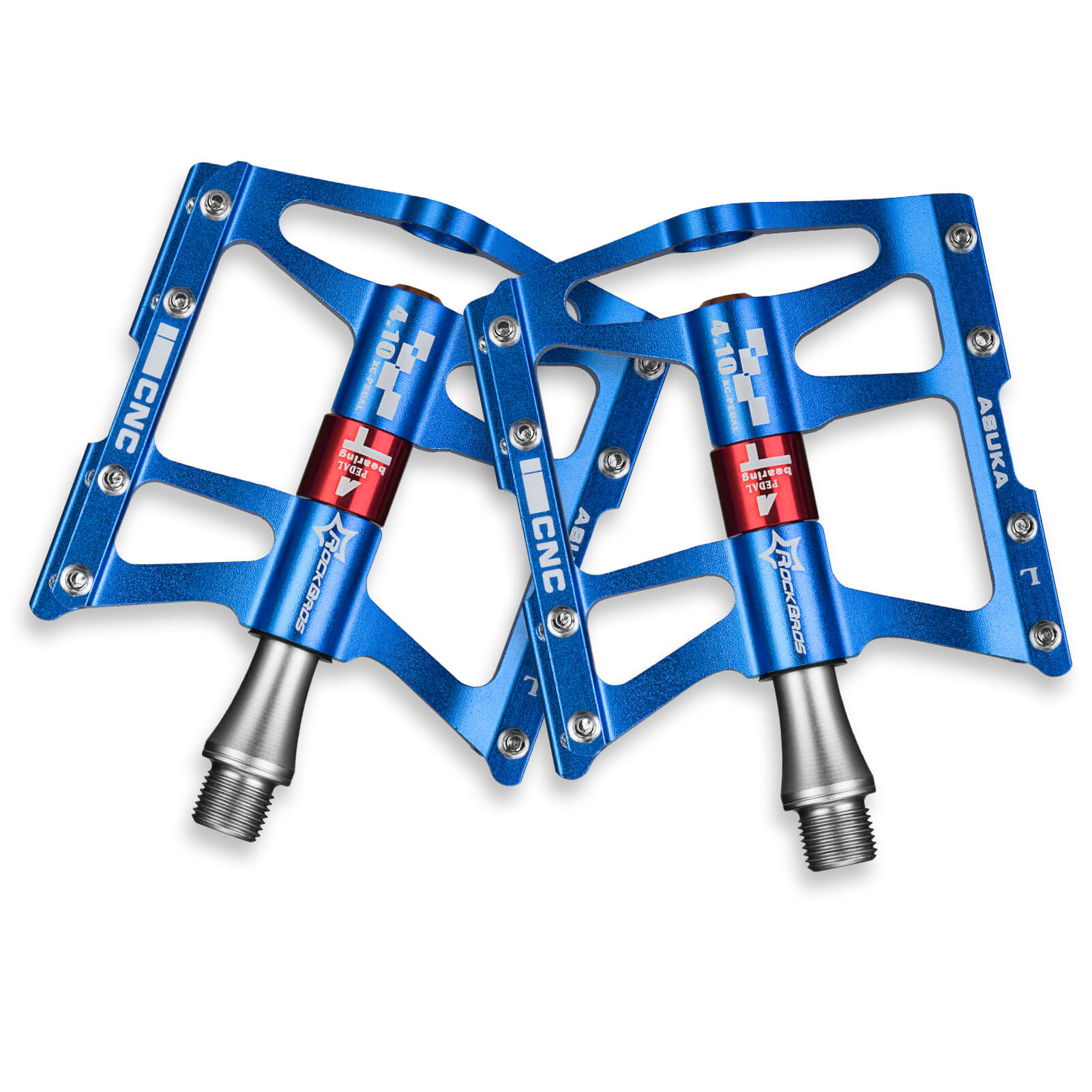 ROCKBROS Aluminum 4 Bearings MTB Bike Pedals