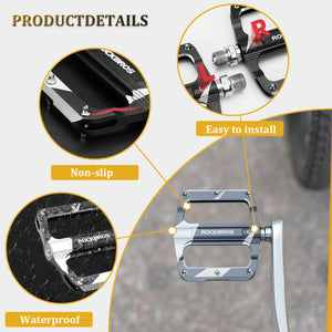 ROCKBROS Aluminum Sealed Bearing Bike Pedals
