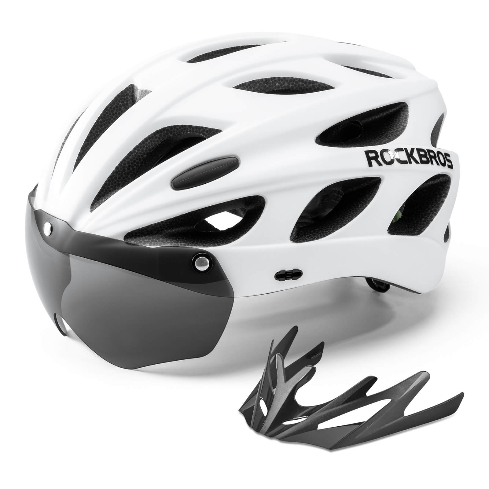 ROCKBROS Pottier Helmet with Visor & Goggles