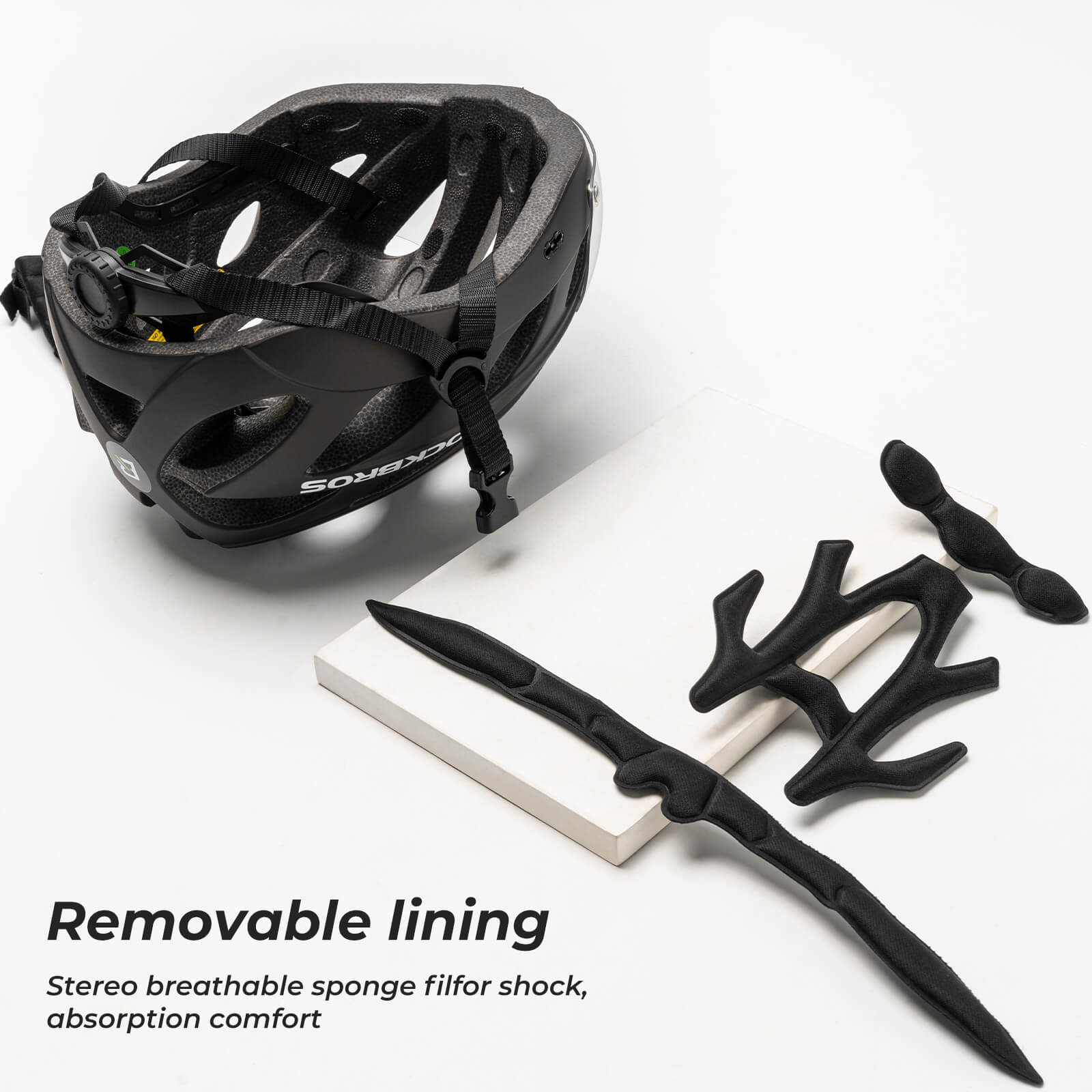 ROCKBROS Pottier Helmet with Visor & Goggles
