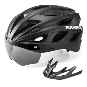 ROCKBROS Pottier Helmet with Visor & Goggles