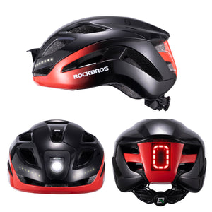 ROCKBROS Head & Tail Light Smart Bike Helmet