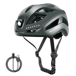 ROCKBROS Head & Tail Light Smart Bike Helmet