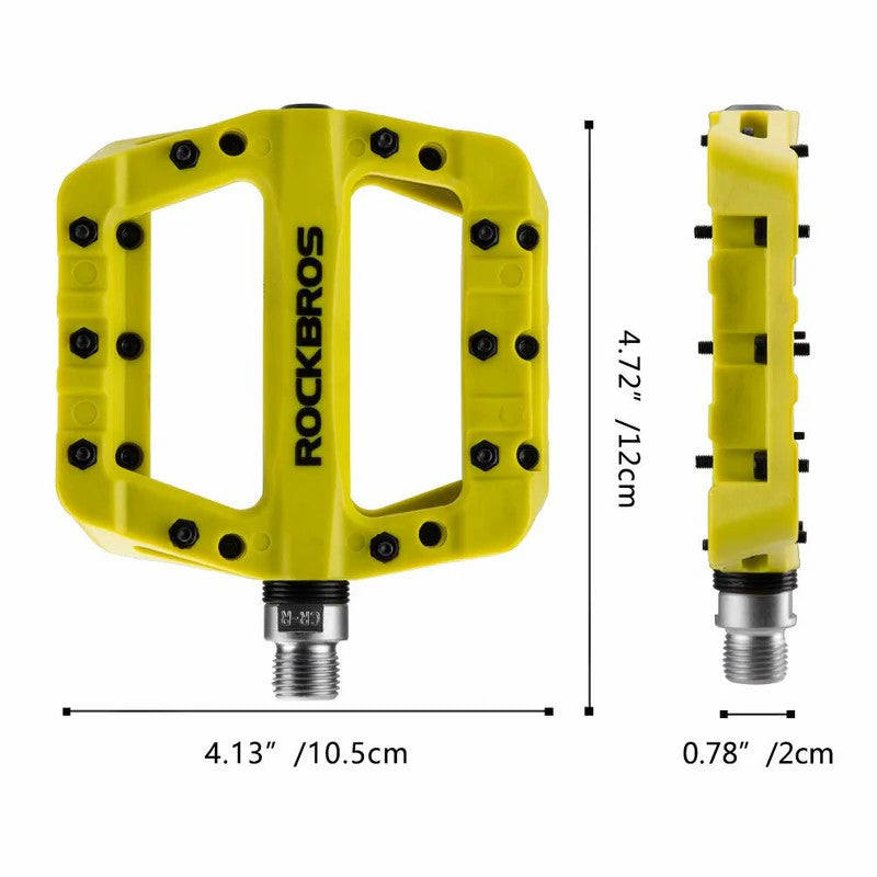 ROCKBROS Nylon High-Speed Bearing & Anti Slip Bike Pedals