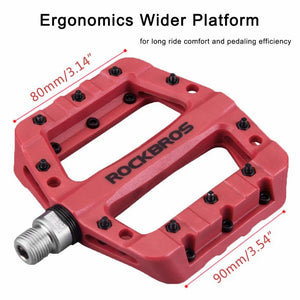 ROCKBROS Nylon High-Speed Bearing & Anti Slip Bike Pedals
