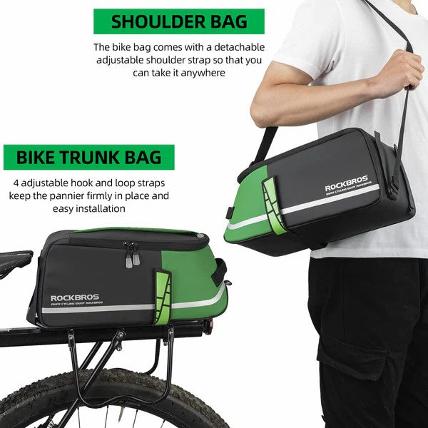 ROCKBROS 4L Multifunctional Bike Rear Rack Bag