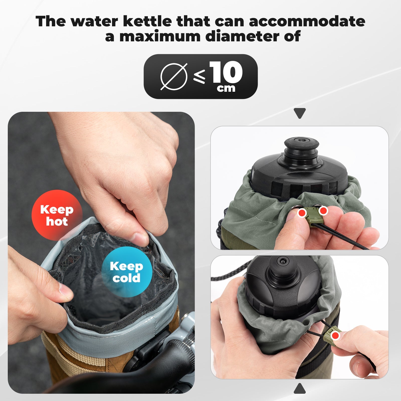 ROCKBROS 1.2L Bottle Bag