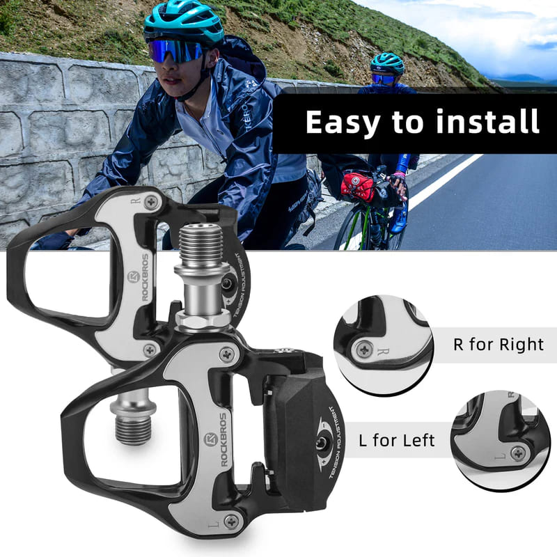 ROCKBROS SPD-SL Aluminum Road Bike Pedals