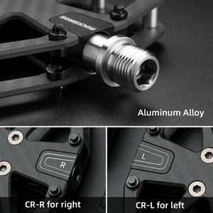 ROCKBROS Carbon Fiber Bike Pedals