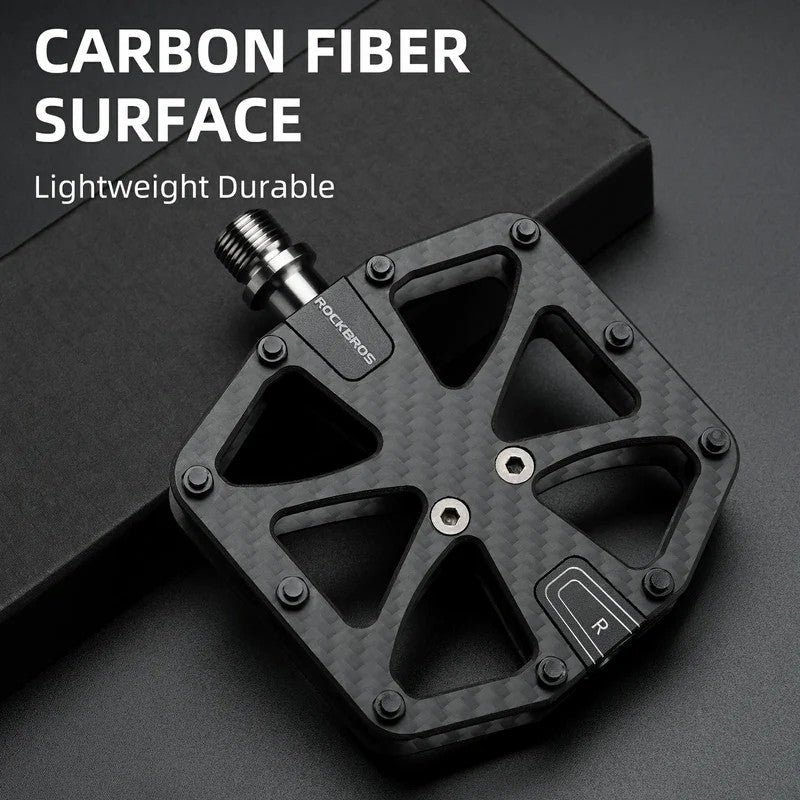 ROCKBROS Carbon Fiber Bike Pedals