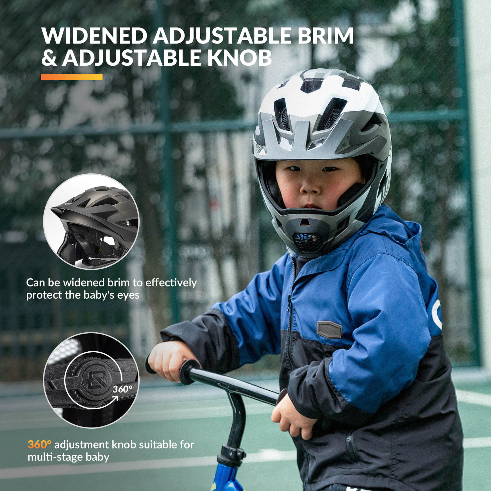 ROCKBROS TS-61 Kids Full-Face Helmet
