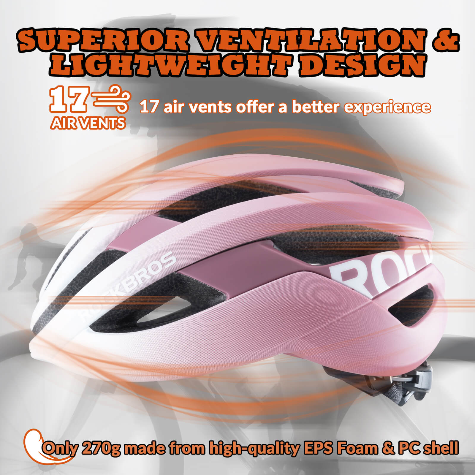 ROCKBROS LK-12 Light Cycling Helmet