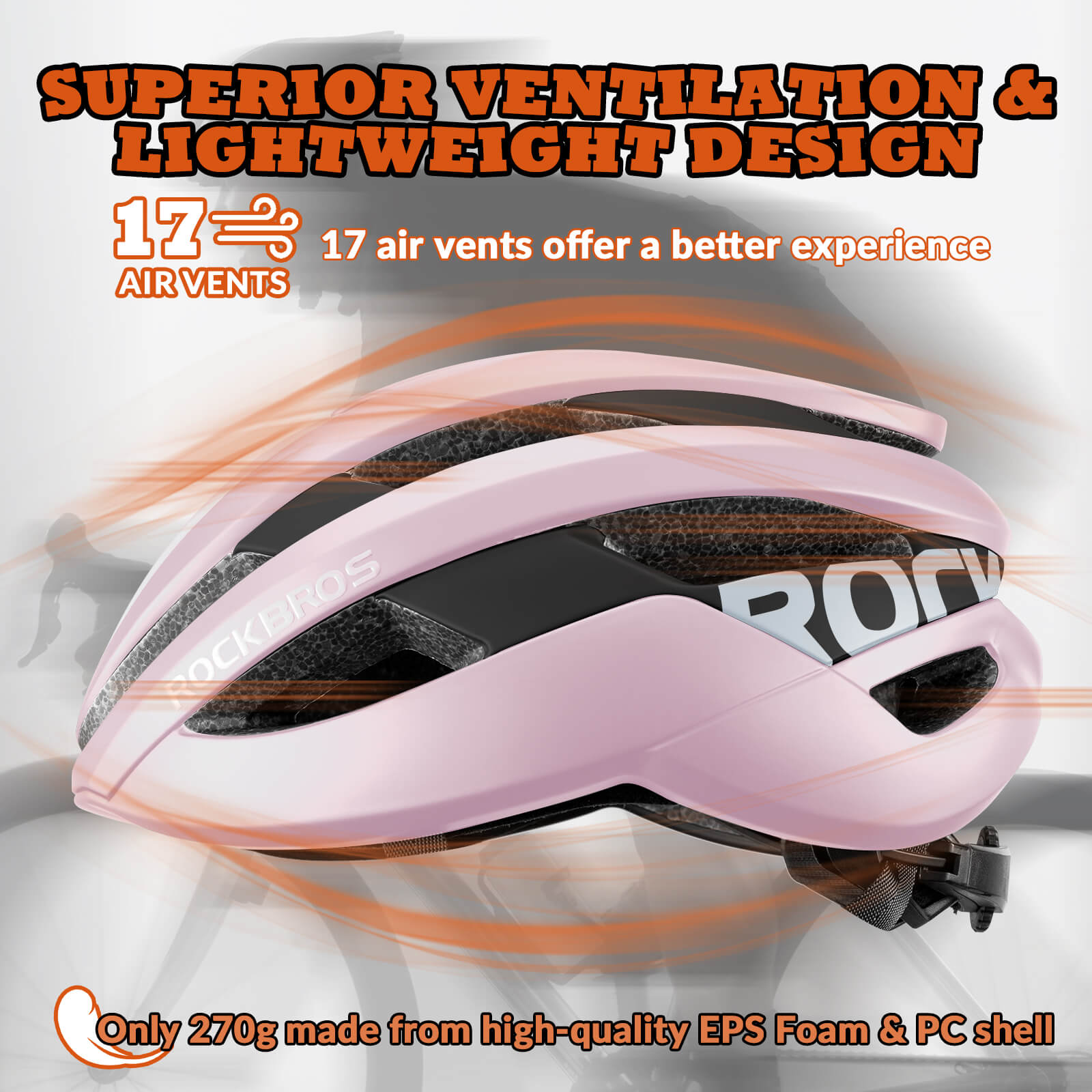 ROCKBROS LK-12 Light Cycling Helmet