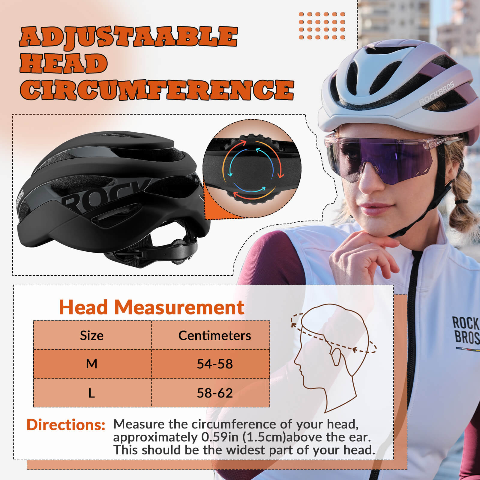 ROCKBROS LK-12 Light Cycling Helmet