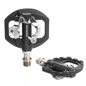 ROCKBROS Dual Clipless & Flat Platform MTB Pedals