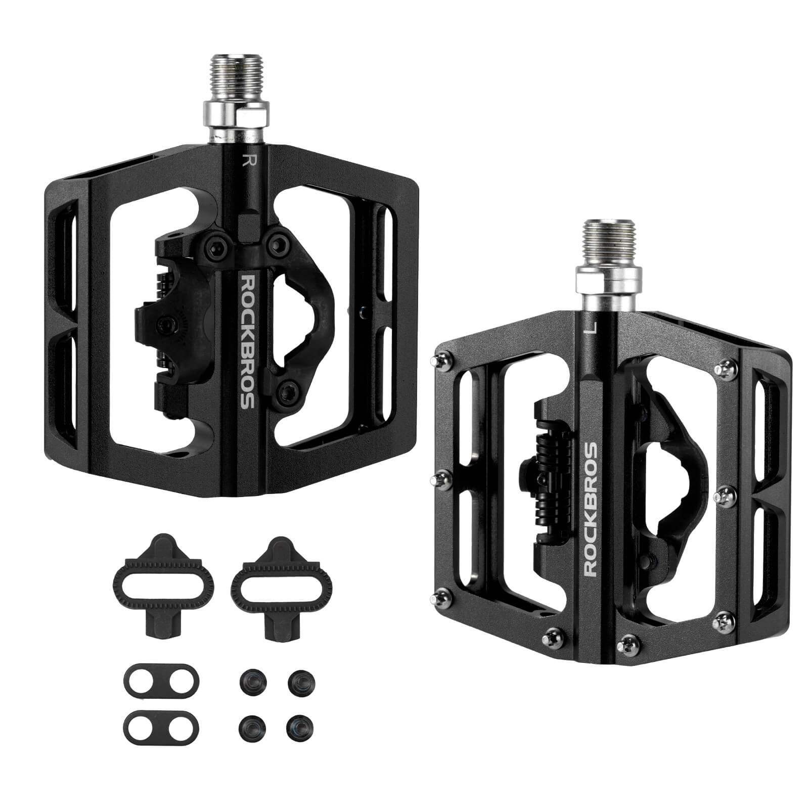 ROCKBROS Dual-Use Clipless & Flat Bike Pedals