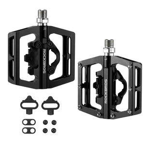 ROCKBROS Dual-Use Clipless & Flat Bike Pedals