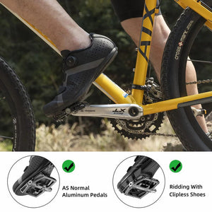 ROCKBROS Dual-Use Clipless & Flat Bike Pedals