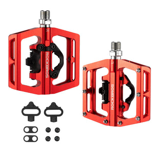 ROCKBROS Dual-Use Clipless & Flat Bike Pedals