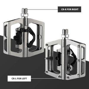 ROCKBROS Dual-Use Clipless & Flat Bike Pedals