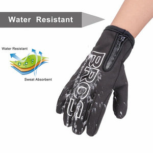 ROCKBROS Fleece Touchscreen Cycling Gloves