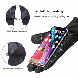 ROCKBROS Fleece Touchscreen Cycling Gloves
