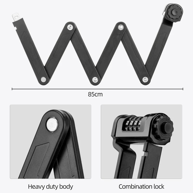 ROCKBROS 4-Digit Folding Bike Lock