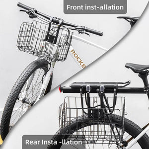 ROCKBROS Folding Steel Mesh Basket