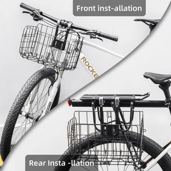 ROCKBROS Folding Steel Mesh Basket