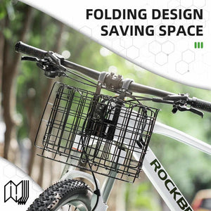 ROCKBROS Folding Steel Mesh Basket