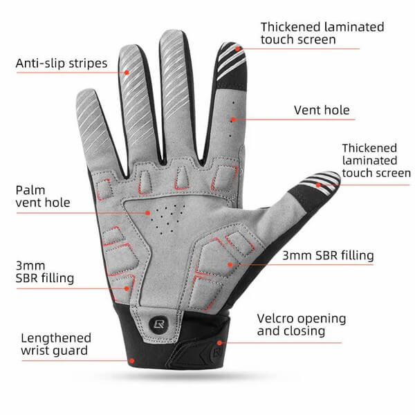 ROCKBROS Full Finger Cycling Gloves